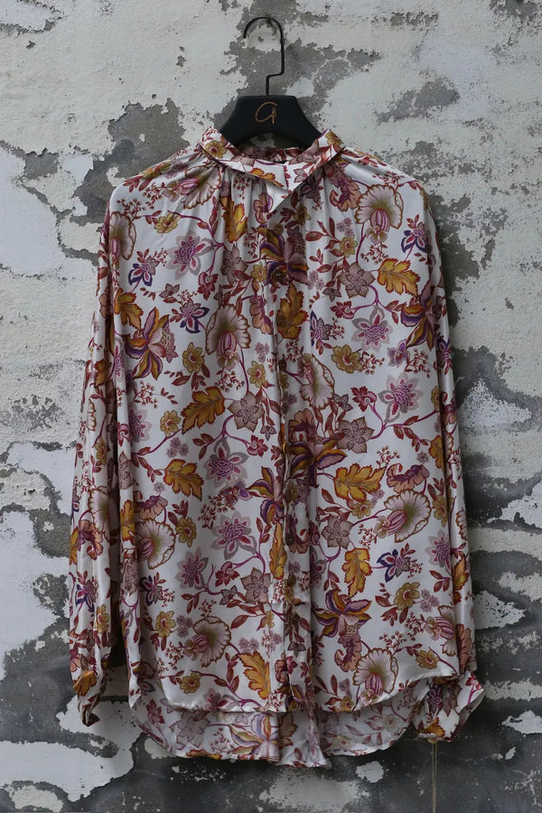 ARCHIVIO J.M.Ribot floral shirt SH37/FR